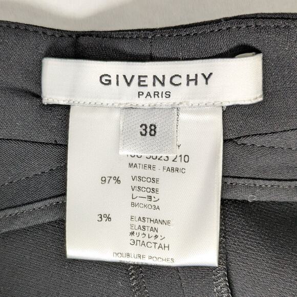 GIVENCHY Dropped Crotch Pants Women's S 38 Black Viscose Pleated Avant Garde - Picture 2 of 10